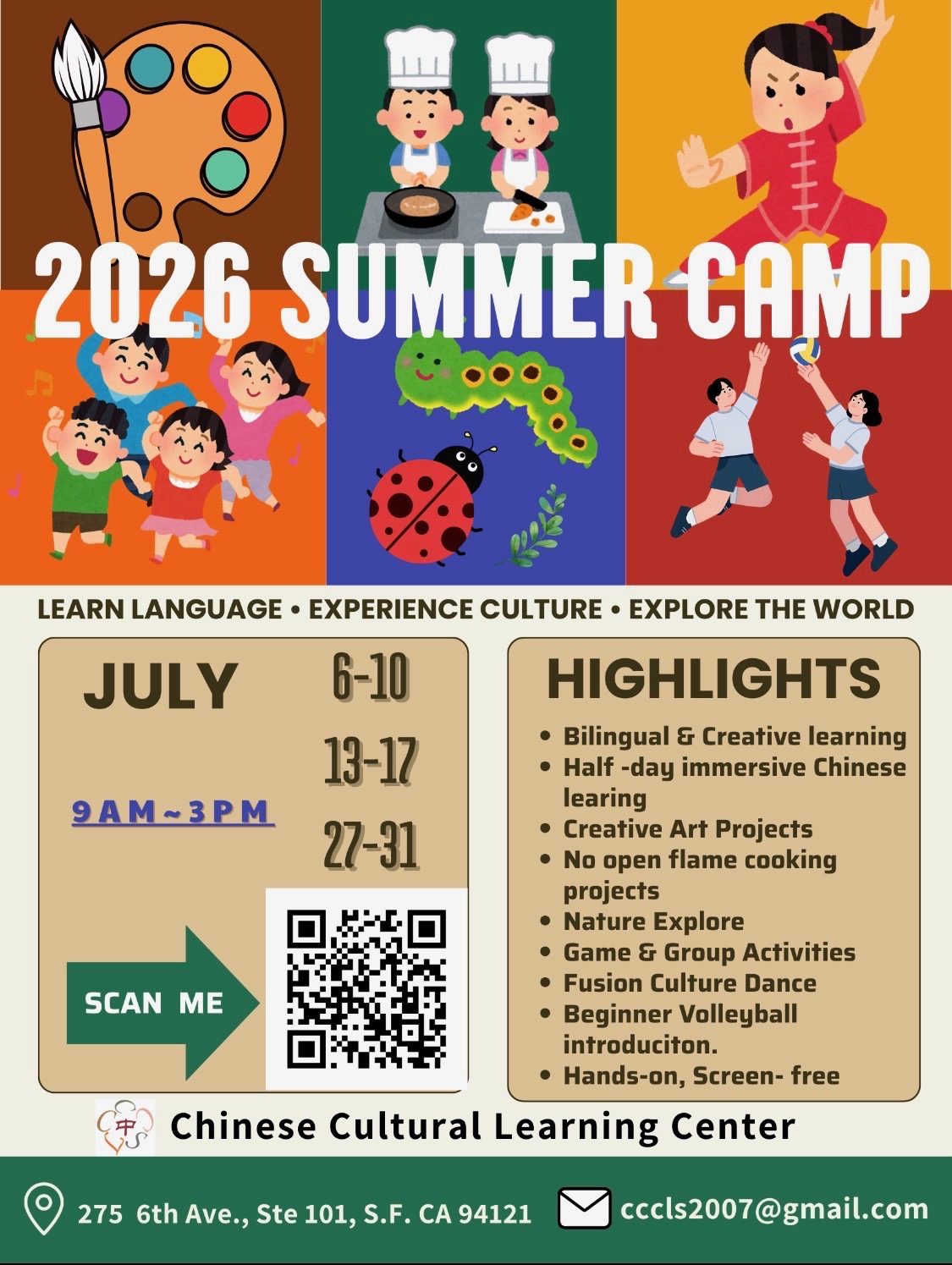 2026 San Francisco Summer Camp