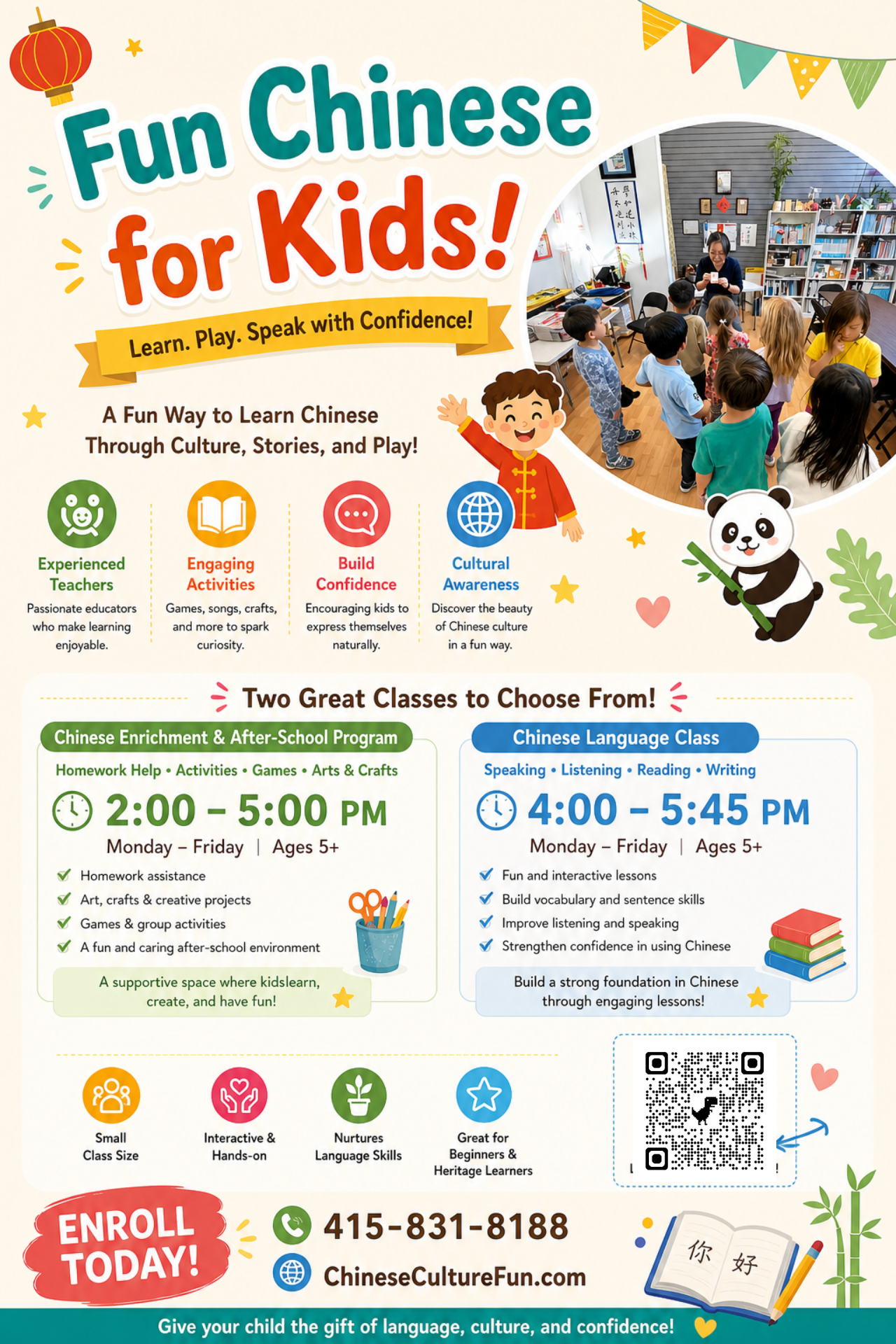 K-8 Enrichment Chinese Program